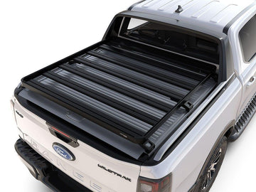 Ford Ranger T6.2 Wildtrak Double Cab w/OEM Roll Top (2022-Current) Slimline II Load Bed Rack Kit - Brixton 4x4 - Buy Online Now!